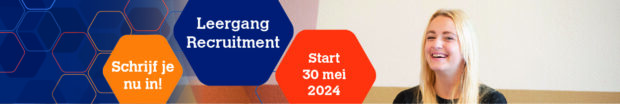 Leergang recruitment - start 30 mei 2024