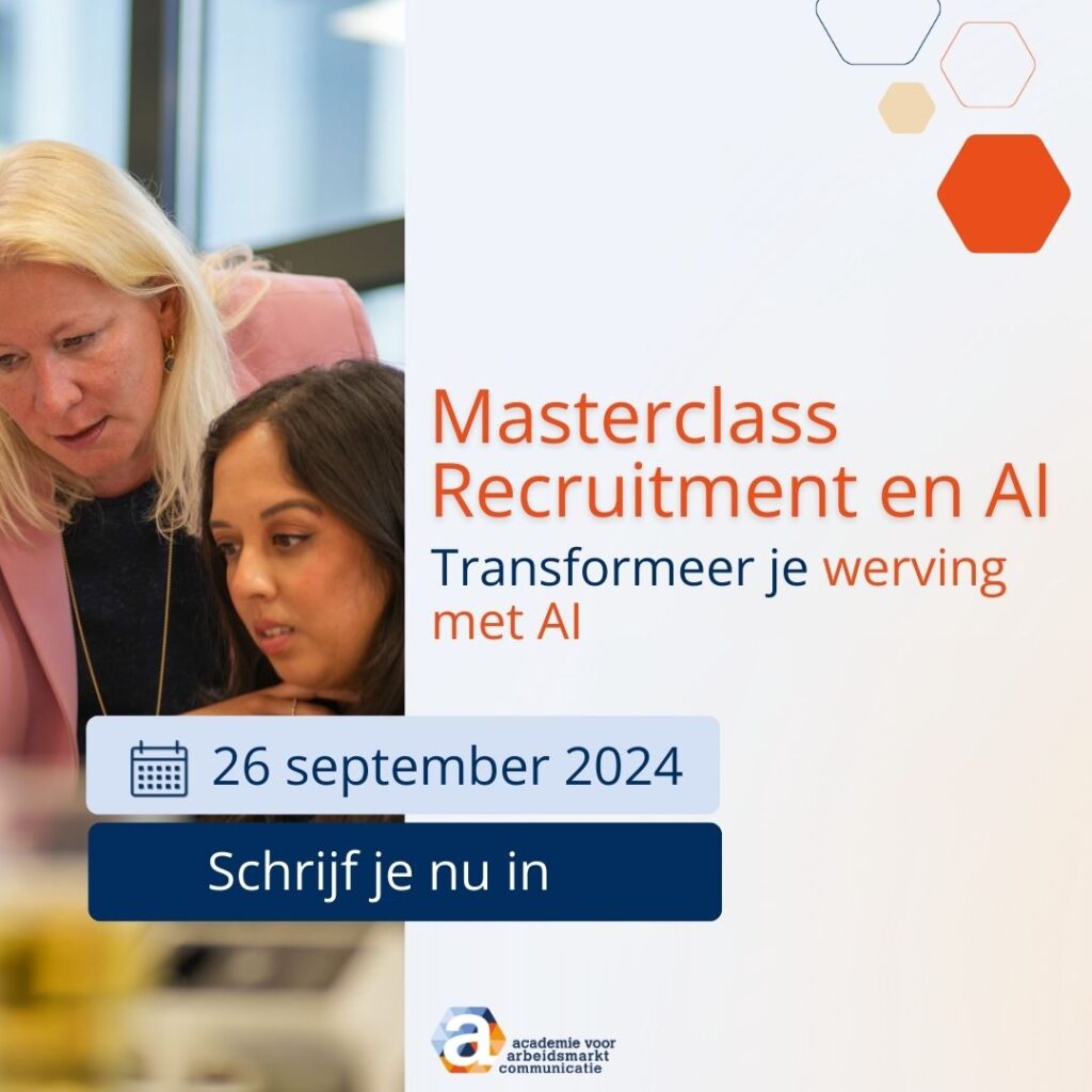 Advertorial Masterclass Recruitment en AI